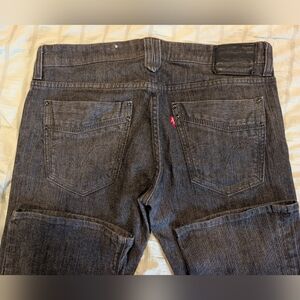 Levi's Men's Dark Gray Straight Jeans with Utility Pockets